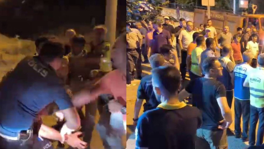 Bursa'da 'benzin döküp ormanı yaktı' iddiasına gözaltı! Kalabalık emniyet önünde toplandı - Resim : 1