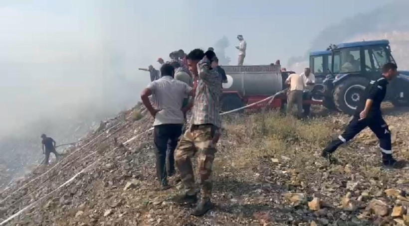 Bursa'da orman yangını! Ekiplerin müdahalesi sürüyor - Resim : 1
