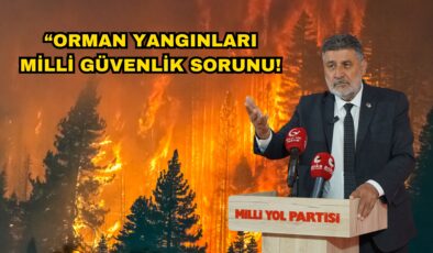 Milli Yol Partisi (Myp) Lideri Remzi Çayır: “Orman yangınları milli güvenlik sorunu, artık yeter!”