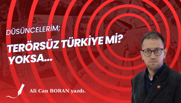 Terörsüz Türkiye Mi? Yoksa…