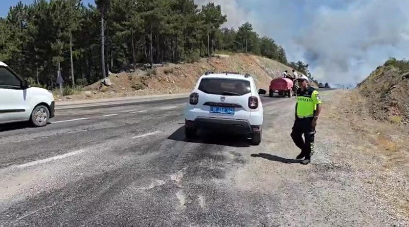 Bursa Harmancık'ta orman yangını yeniden alevlendi - Resim : 1