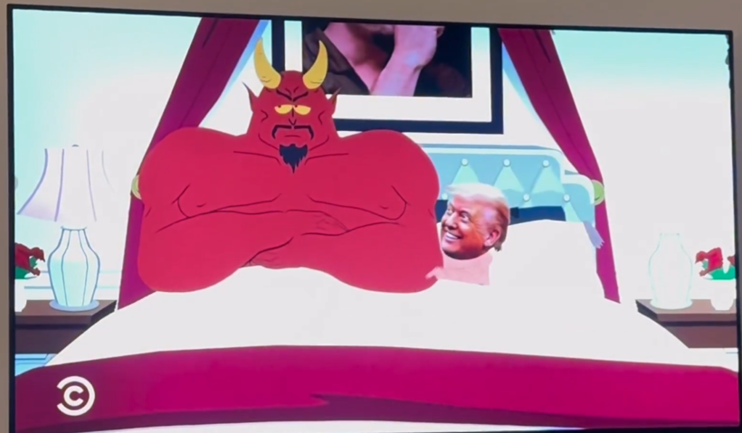South Park 2.5 yıl aradan sonra geri döndü: Trump ve şeytan aynı yatakta! - Resim : 1