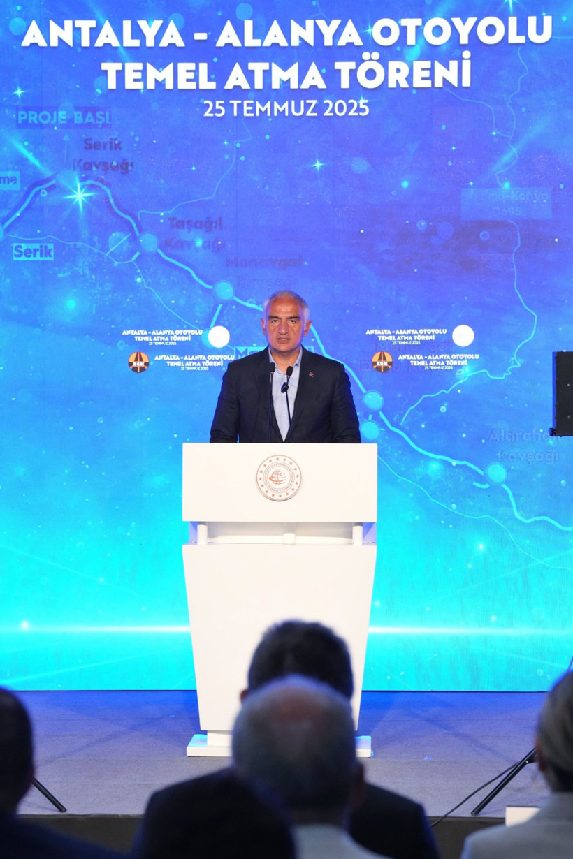 Turizmin kalbine dev yatırım: Antalya-Alanya Otoyolu’nun temeli atıldı - Resim : 1