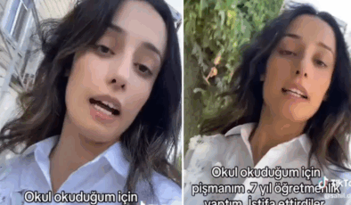 Genç öğretmen okuldan kovulma gerekçesine isyan etti!