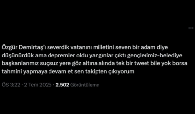 Özgür Demirtaş'ı çileden çıkartan yorum: "Ulan nankör!"