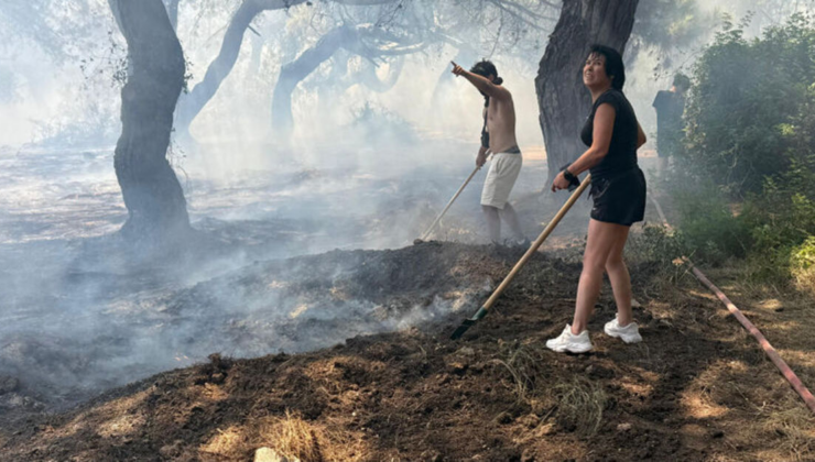 Turizmin başkentinde korkutan yangın!
