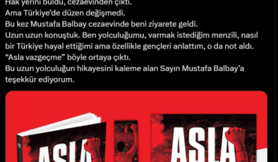 İmamoğlu, 'Varmak istediğim menzil' diyerek teşekkür etti