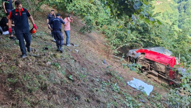 Fındık işçilerini taşıyordu: 1 ölü, 9 yaralı
