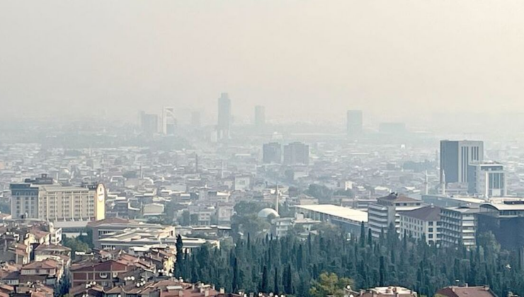 Bursa'ya kül yağdı!