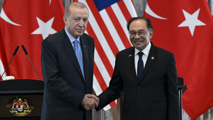 Cumhurbaşkanı Erdoğan, Malezya Başbakanı İbrahim ile görüştü