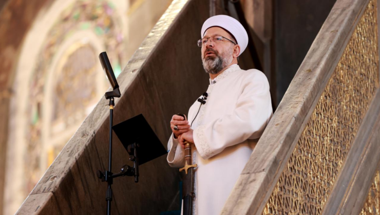 Diyanet İşleri Başkanı Erbaş'tan Ayasofya'nın ibadete açılışının 5'inci yılı mesajı