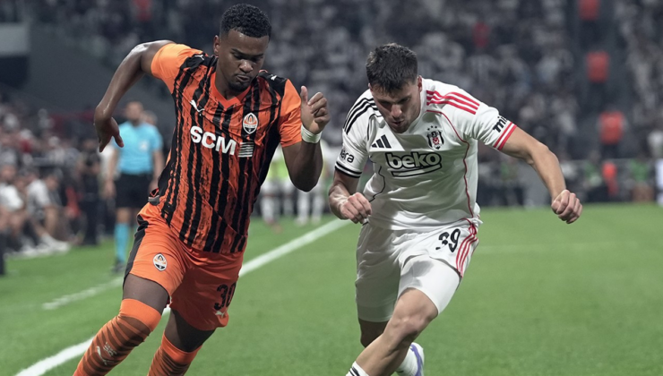 Beşiktaş, UEFA Avrupa Ligi 2. eleme turunda Shakhtar Donetsk'e mağlup oldu