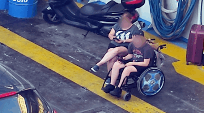 Engelli çocuğu feribotun garajında yolculuk yaptırdılar: kaptana soruşturma açıldı