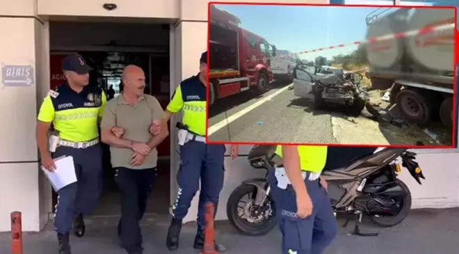 Tekirdağ’da 4 kişinin öldüğü feci kazada kamyon sürücüsü tutuklandı