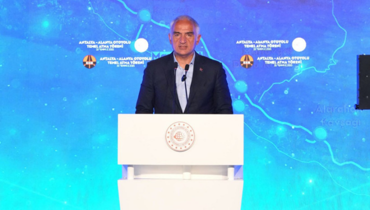 Turizmin kalbine dev yatırım: Antalya-Alanya Otoyolu’nun temeli atıldı