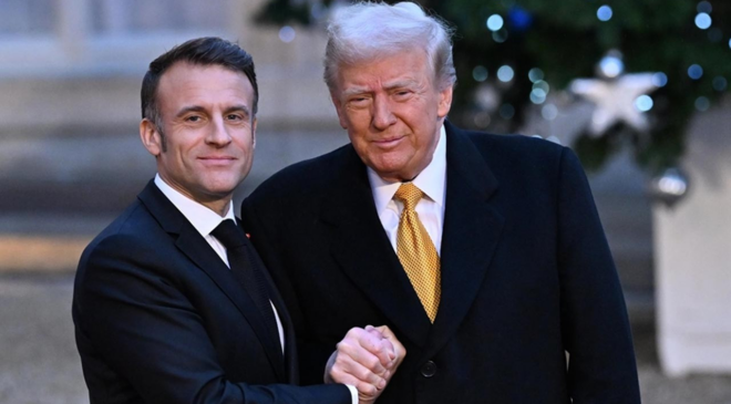 Trump'tan Filistin açıklaması: Macron'un ne dediği önemli değil