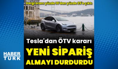 Tesla yeni sipariş almayı durdurdu