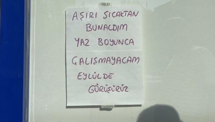 "Bunaldım, çalışmayacağım"