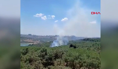 İstanbul'da da yangın başladı! Sultangazi Kent Ormanı'nda yangın çıktı