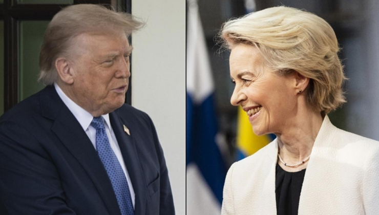 Trump ve von der Leyen tarifeleri görüşecek