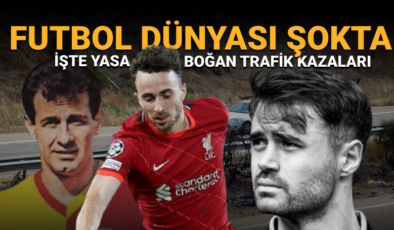 Diogo Jota öldü: Akıllara futbol dünyasını yasa boğan trafik kazası geldi