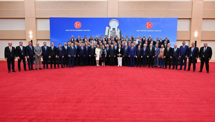 MHP lideri Bahçeli, il başkanları ile görüştü