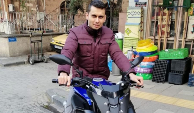 Motosiklet alev topuna döndü, sürücü yanarak can verdi