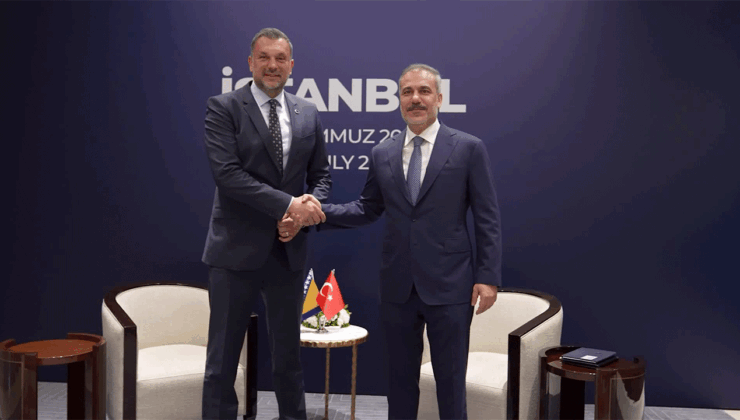 Dışişleri Bakanı Fidan, Bosna Hersekli mevkidaşı Konakoviç ile görüştü