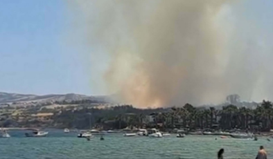 Çanakkale’de yangın: Alevlere havadan ve karadan müdahale ediliyor