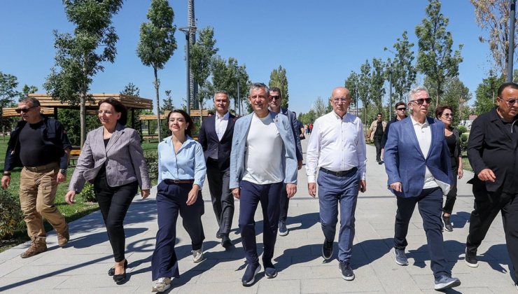 Özgür Özel ve Mansur Yavaş'tan açılış öncesi Ankara mesaisi