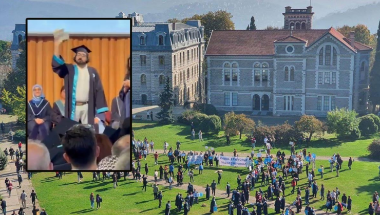 Mezuniyet töreninde İmamoğlu'nu hatırlatıp diplomasını yırttı!