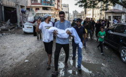 Katil İsrail sözde güvenli bölge ilan ettiği alana saldırdı: 11 ölü