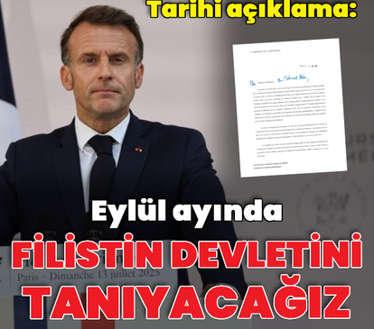 Cumhurbaşkanı Erdoğan Macron ile görüştü