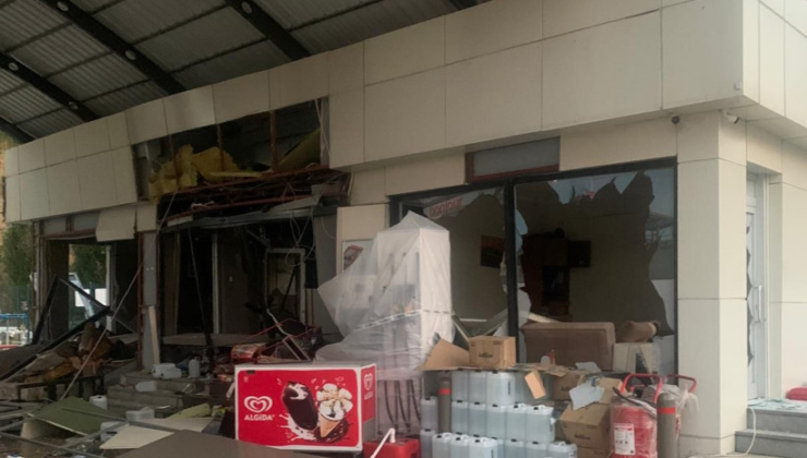Van'da petrol istasyonunda korkutan patlama: 1 yaralı