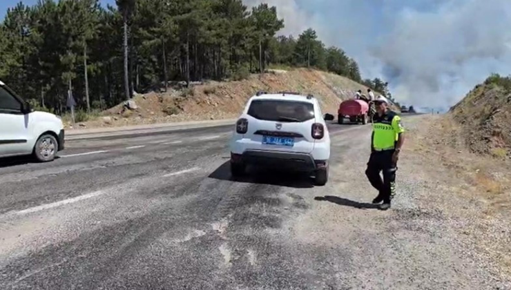 Bursa Harmancık'ta orman yangını yeniden alevlendi