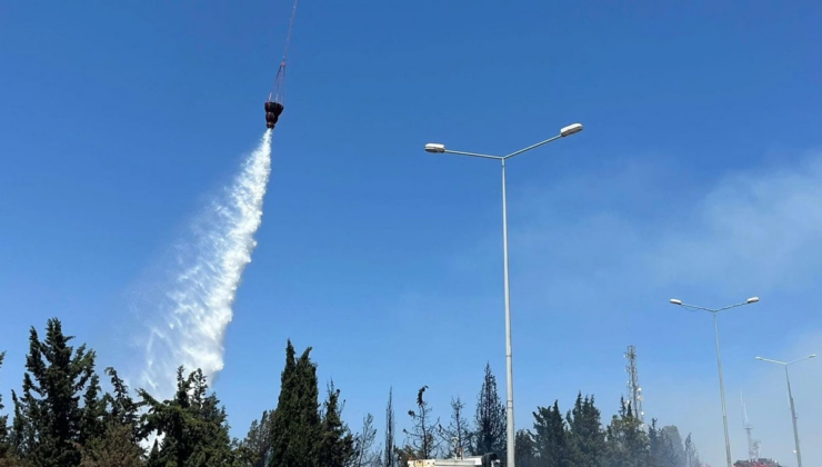 Bornova'da yangına hangi araçlarla müdahale ediliyor? OGM açıkladı