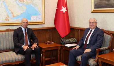 Bakan Güler, ABD'nin Ankara Büyükelçisi Barrack'ı kabul etti