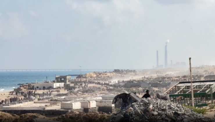 Katil İsrail, Gazzede insani yardımları korumakla görevli 6 Filistinliyi öldürdü