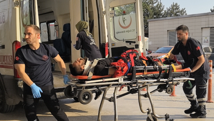 İnegöl’de çatıdan düşen genç ağır yaralandı
