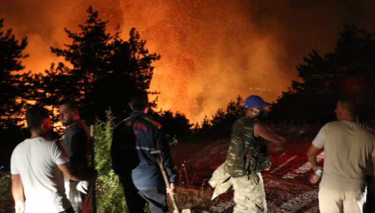Karabük'teki orman yangını devam ediyor! İşte son durum