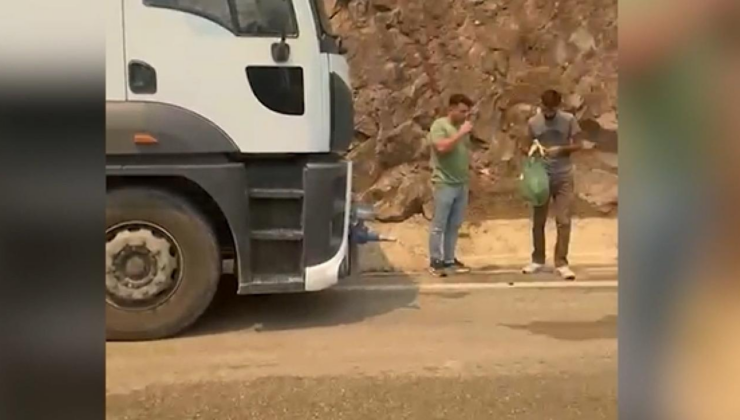Yangına su taşırken hayatını kaybedenlerin kazadan önceki görüntülerine ulaşıldı
