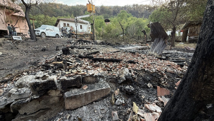 Karabük’te yangın mağdurlarına konteyner ev desteği