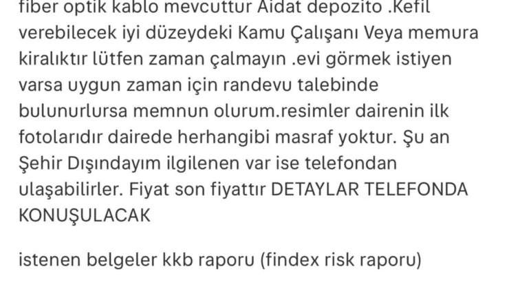 Ev sahiplerinin istedikleri şartlar pes dedirtti