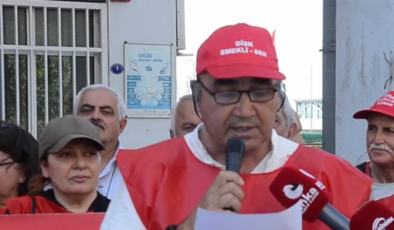 SGK önünde toplanan emeklilerden maaş isyanı