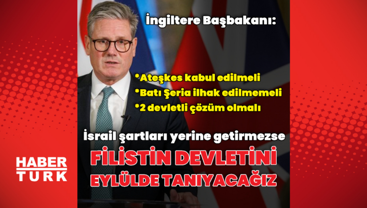 Starmer'dan Filistin devleti açıklaması