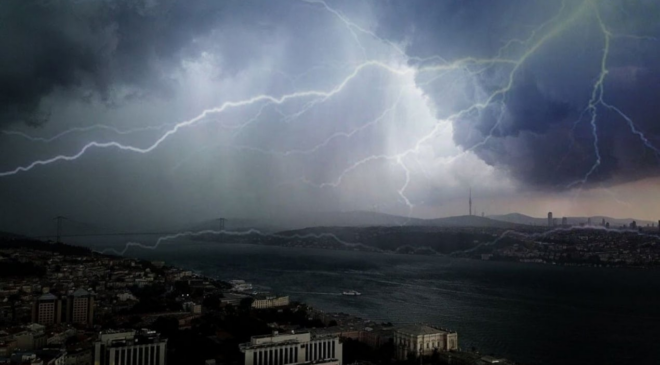 İstanbul'da sağanak yağmura saatler kaldı