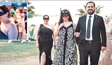 Memleket yanarken çılgın maskeli balo
