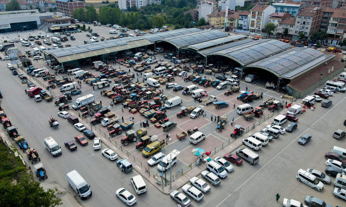 Taşköprü sarımsak pazarında yoğunluk
