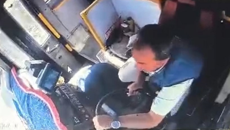 Otobüstekileri son anda yolcu kurtardı!