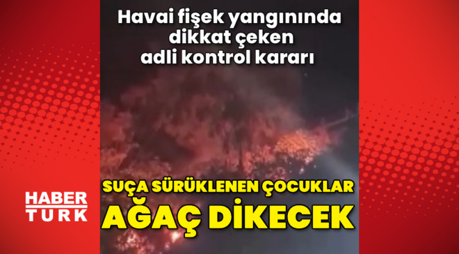 Suça sürüklenen çocuklar ağaç dikecek